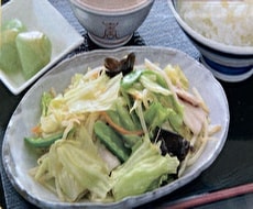 野菜炒め定食